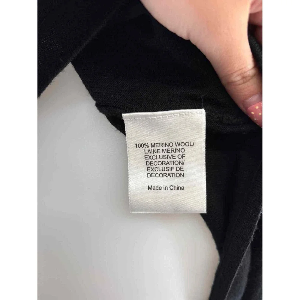 Size L Tory Burch Black Sweater